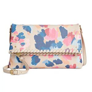 Style & Co. Whipstitch East West Flap Crossbody in Dream Dye Print (MSRP $80)